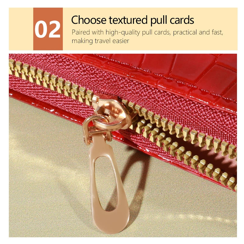 Classic Wallet, Large Capacity Clutch Purse With Zipper, Card Holder With 8 Slots And Multiple Compartments, Elegant Hand Clutch