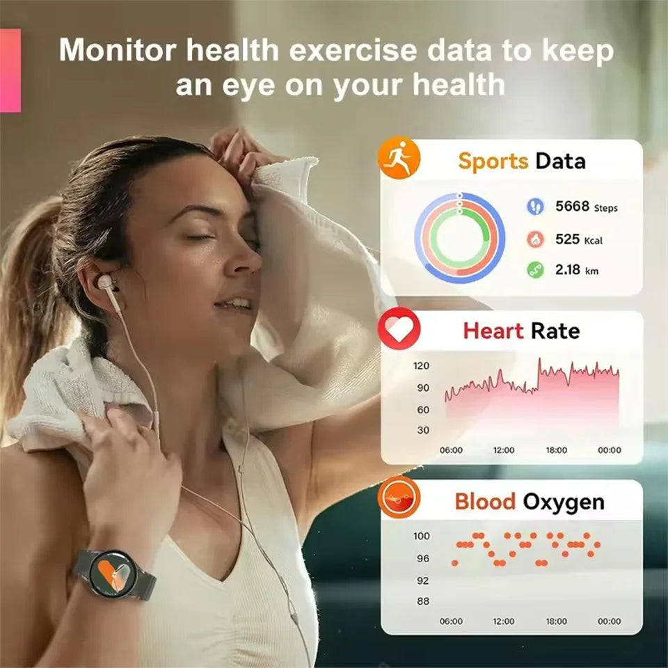 Watch 7 Mini NFC GPS Smart Watch - AMOLED Health Sport Bluetooth