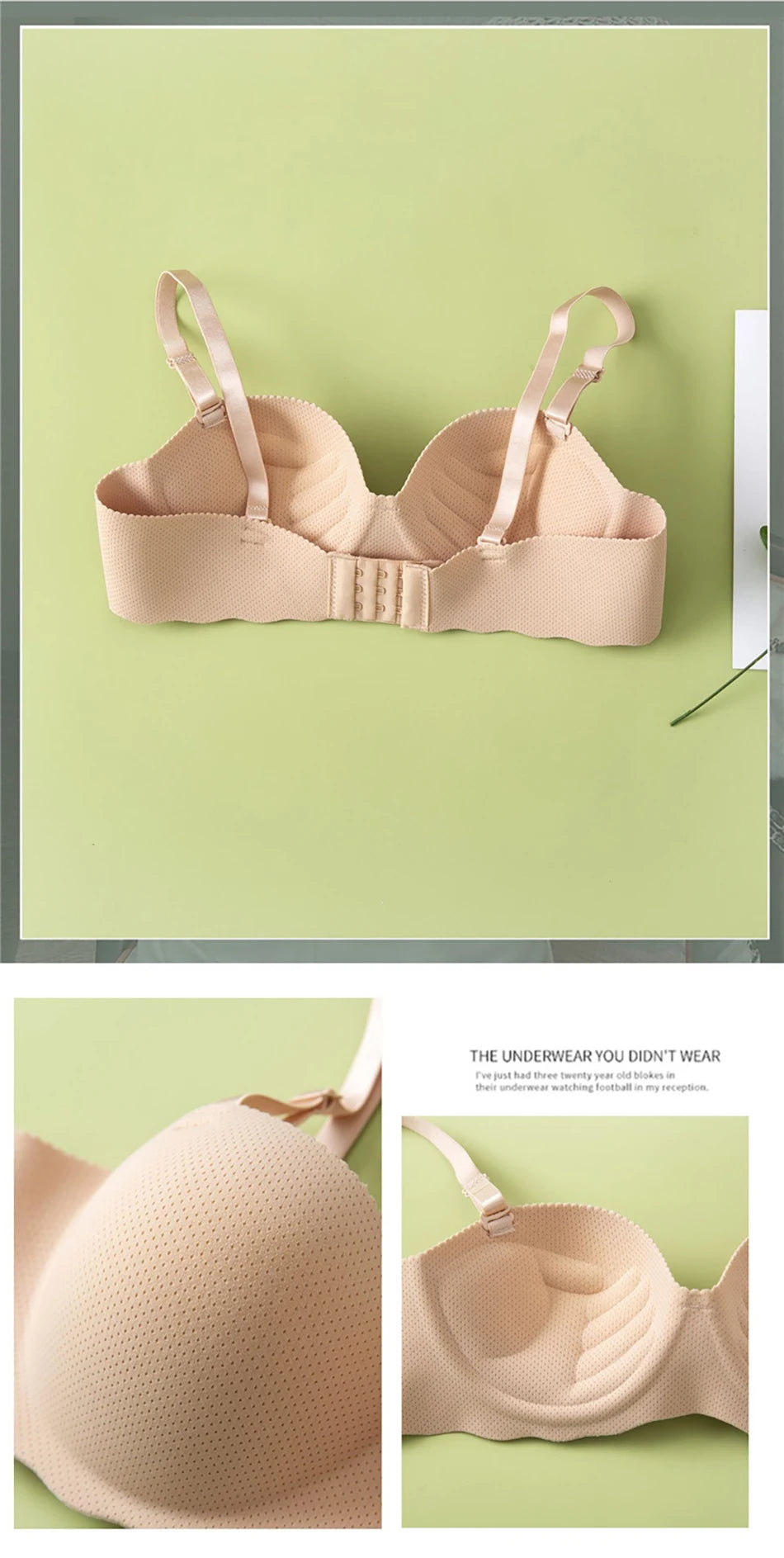 Girls Seamless Bra - Comfort Breathable Removable Strap