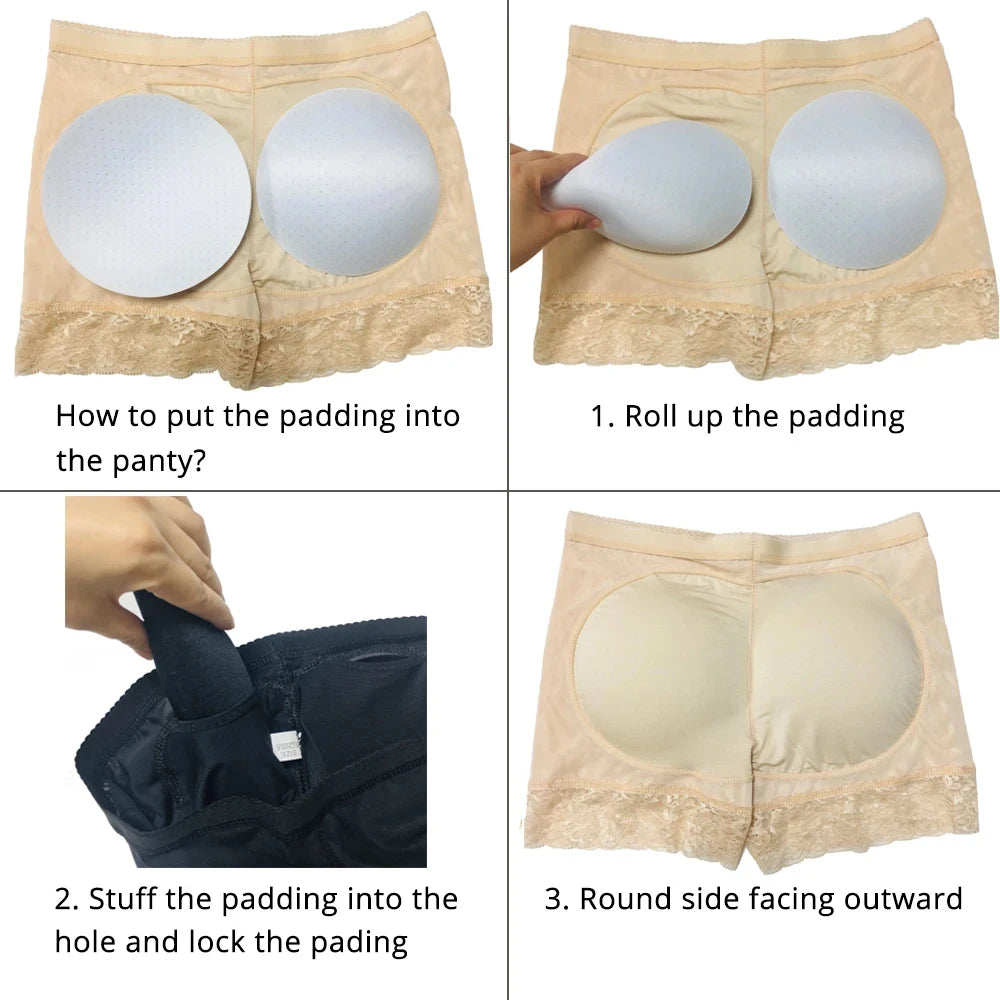 Women Butt Lifter Panty - High Waist Tummy Control Hip Enhancer