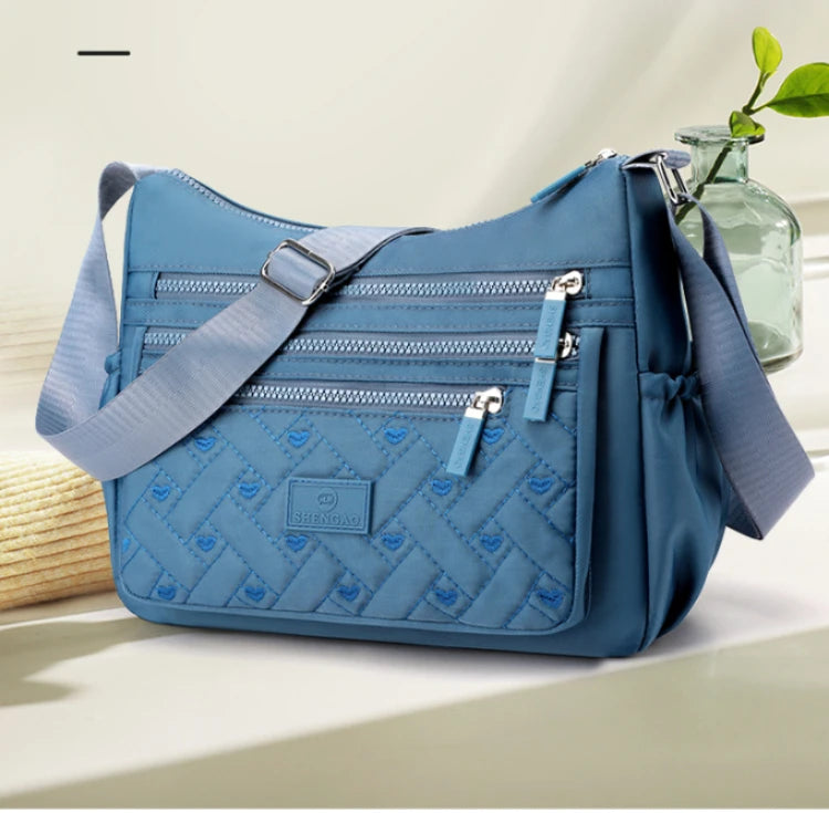 High capacity Shoulder Crossbody Bag for Women Purse Waterproof Nylon Handbag Suitable for mothers, shopping, vacation use