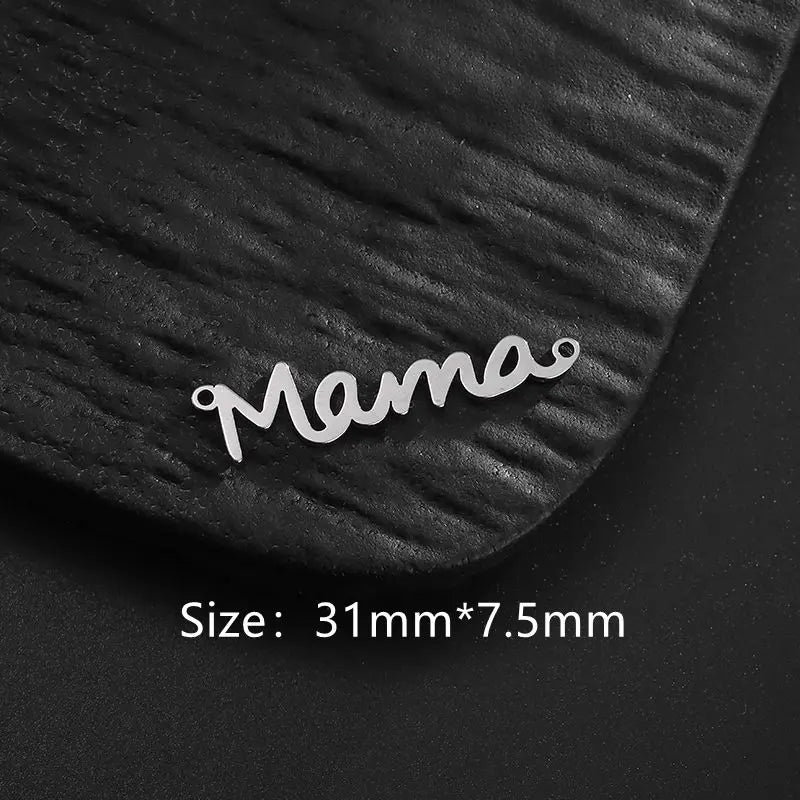 Mama Letter Pendant Necklaces Stainless Steel Necklaces Mother's Day Gift Fashion Necklace For Woman Jewelry Party Mom Gifts