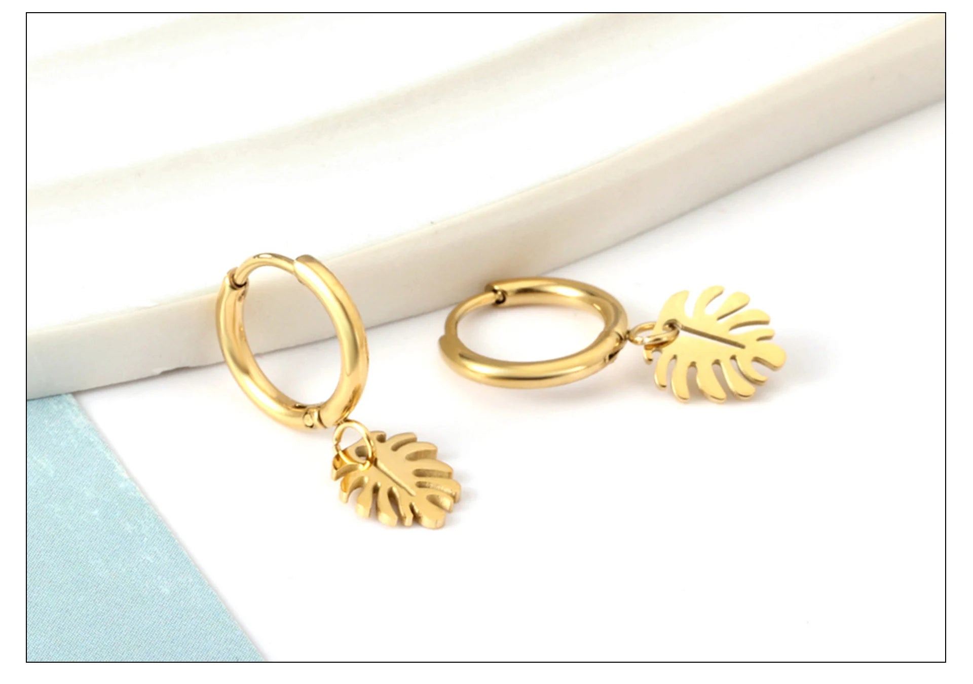 LUXUKISSKIDS Punk Smile Face Gold/Steel Color Drop Earrings Simple Hiphop Round Pendients Fashion Clips For Man/Woman/Girls