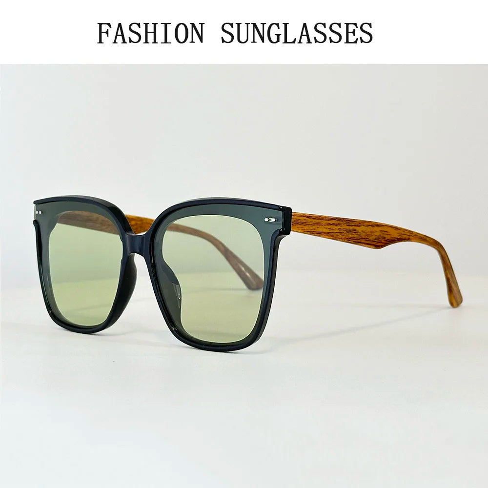 Oversized Designer Sunglasses Women - Vintage Outdoor Vacation UV400