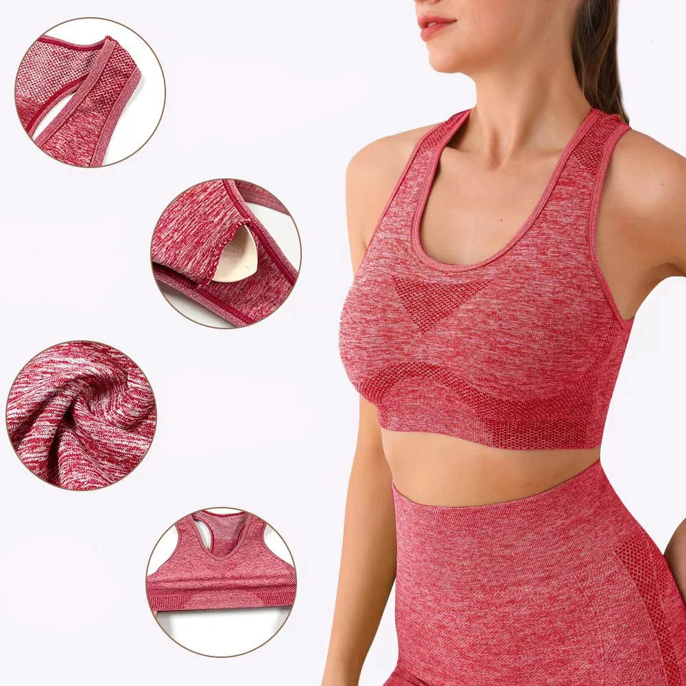 Yoga Set Gym Shorts Women Sport Bras Brassiere Workout Shorts for Women Yoga Clothes Fitness Leggings Gym Set Seamless Yoga Bra