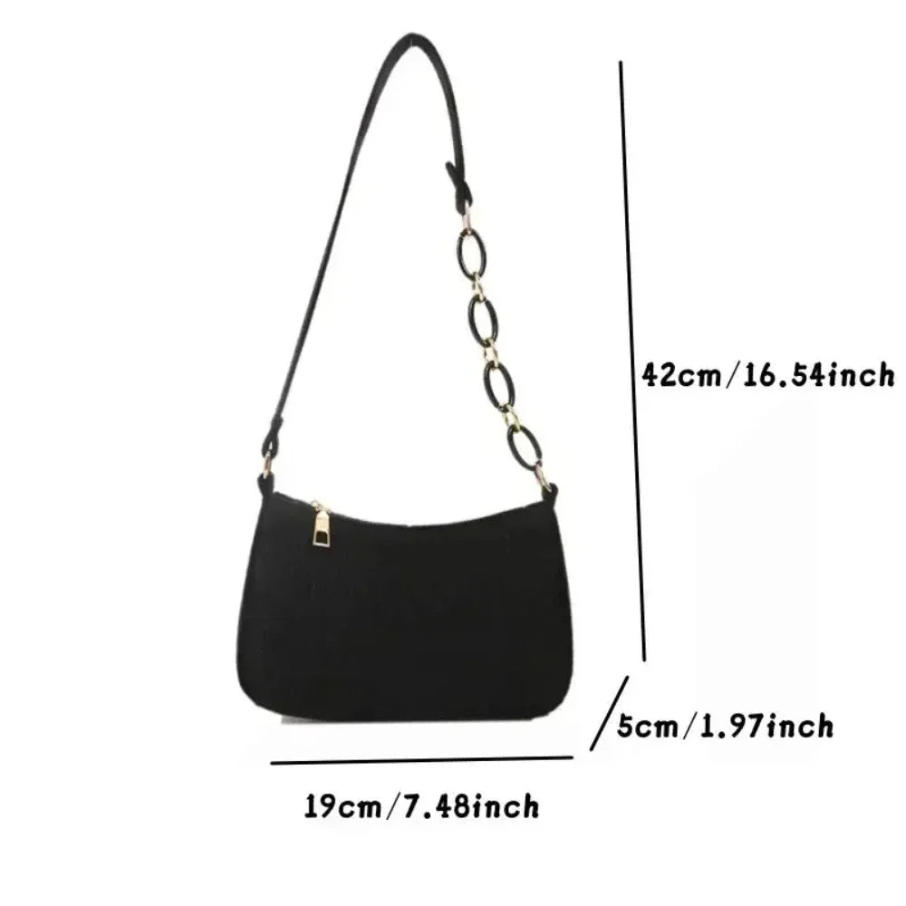 Lady Felt Armpit Design Luxury Tote Released Fashion Ladies Handbag Under Crescent Small Square Bag Lady Felt Armpit Design Luxu