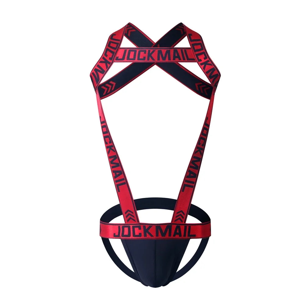 Man Harness Set Sexy Underwear Men Gay Men's Thongs Bodysuit Jockstrap Sissy Tanga Hombre Slip Cuecas Masculinas Sexy Lingerie
