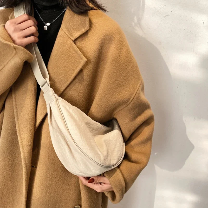 Casual Nylon Crossbody Bag for Women Designer Shoulder Bags Large Capacity Tote Lady Travel Shopper Bag Female Purses 2024
