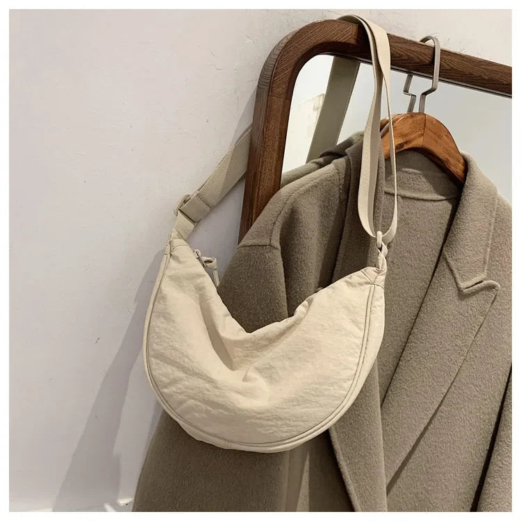 Casual Nylon Crossbody Bag for Women Designer Shoulder Bags Large Capacity Tote Lady Travel Shopper Bag Female Purses 2024