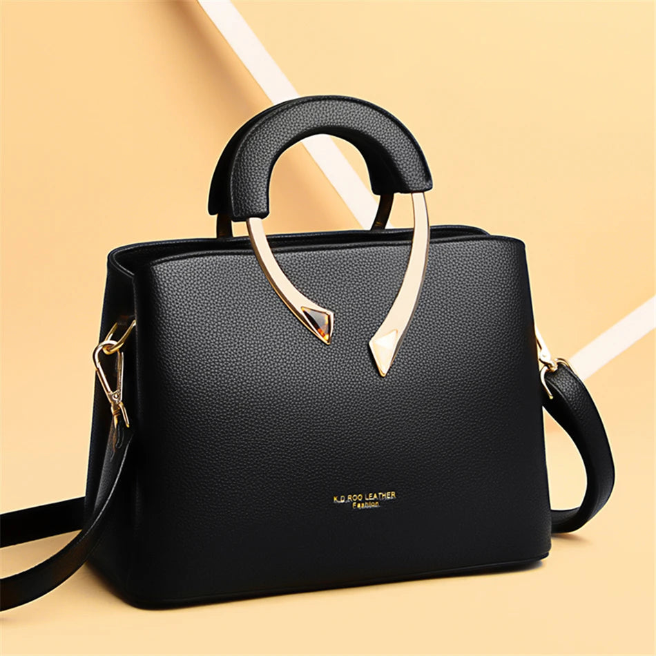 VANDERWAH Leather Tote - Designer Crossbody Shoulder Bag 2024