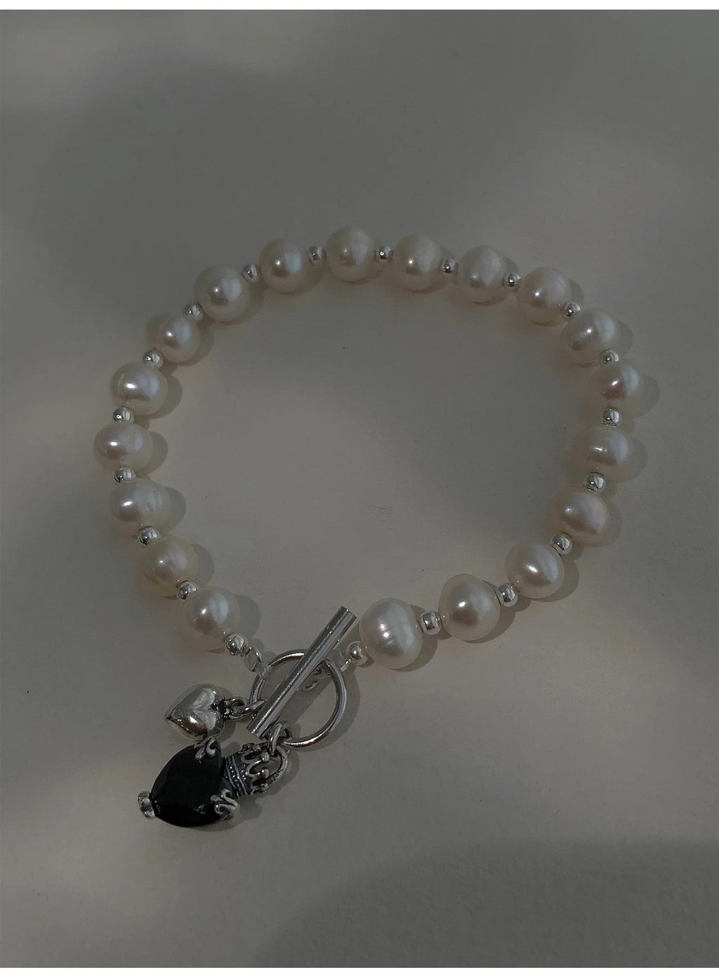 VENTFILLE 925 Sterling Silver Double Layer Pearl Bracelet for Women Girl Design Bead Korean Jewelry Dropshipping