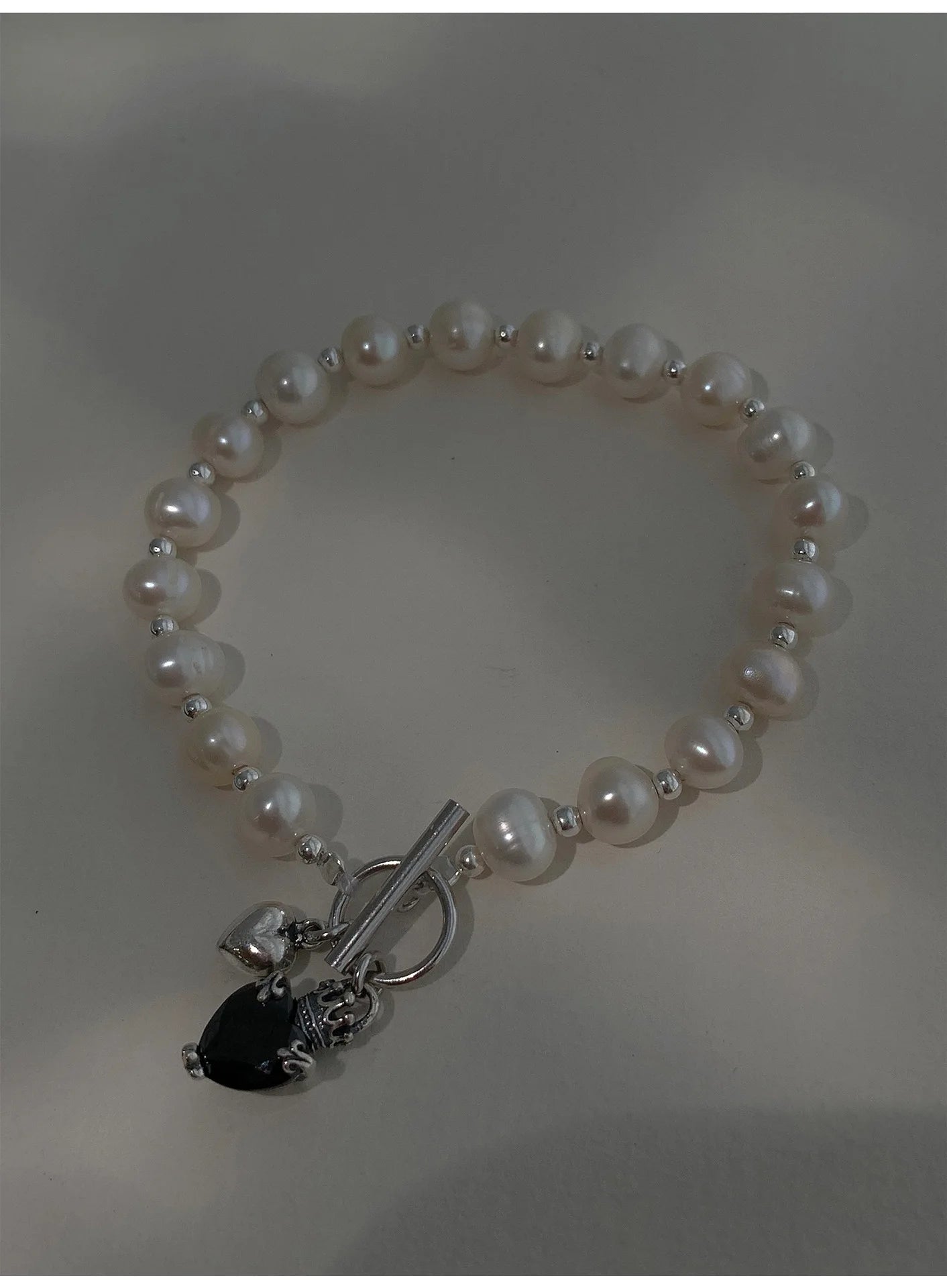 VENTFILLE 925 Sterling Silver Double Layer Pearl Bracelet for Women Girl Design Bead Korean Jewelry Dropshipping