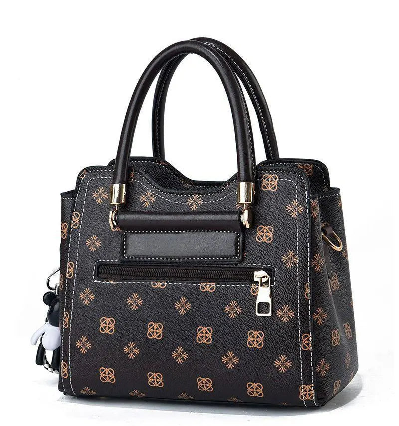 New brand shoulder Bag leather  Women's luxury designer handbag for 2024 women European and American retro cross body Tote bags