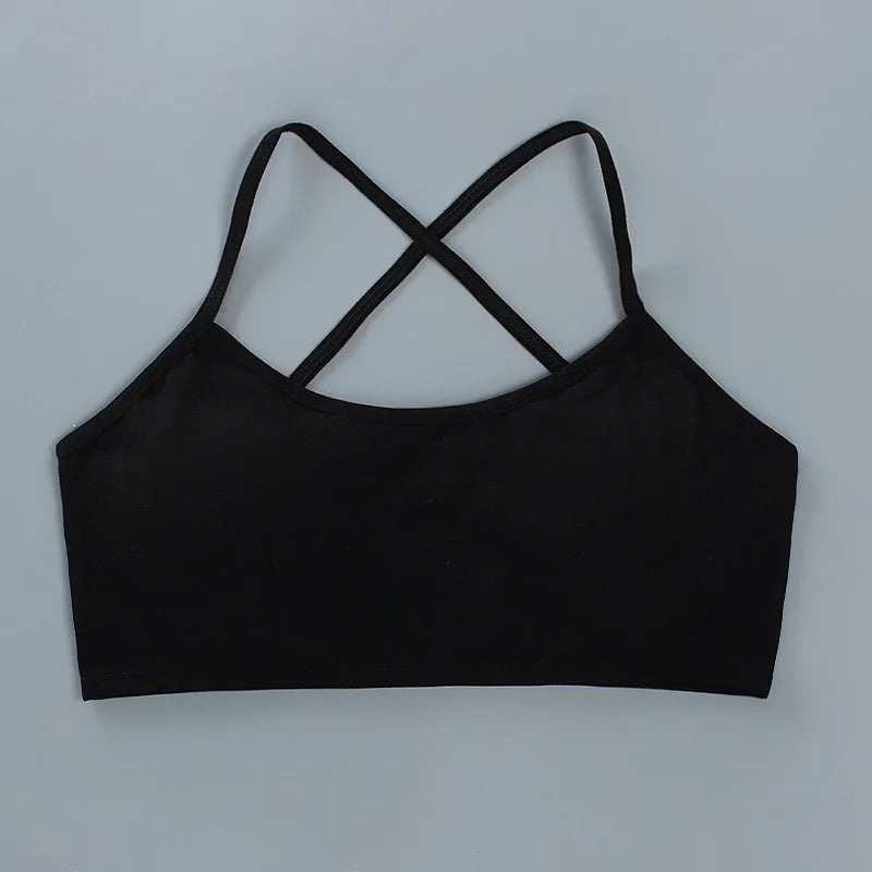 Teenage Girls Training Bras - Cotton Soft Sports Bra 8-16 Years