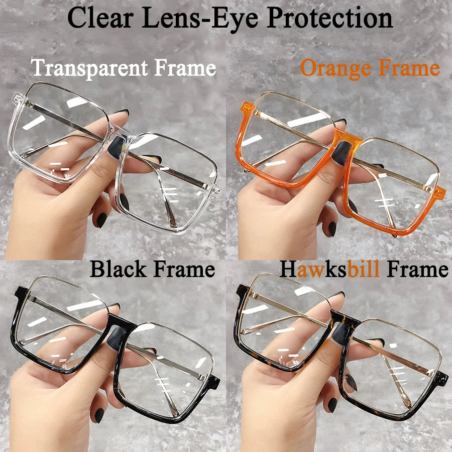 2025 Big Square Frame Travel Sunglasses - Luxury Gradient Unisex UV400