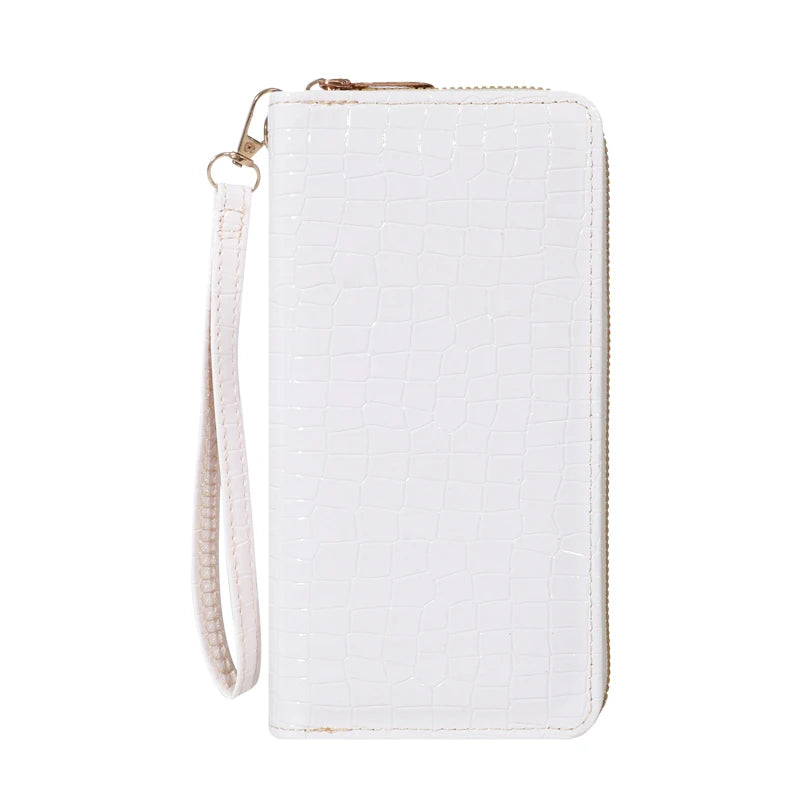 Classic Wallet, Large Capacity Clutch Purse With Zipper, Card Holder With 8 Slots And Multiple Compartments, Elegant Hand Clutch