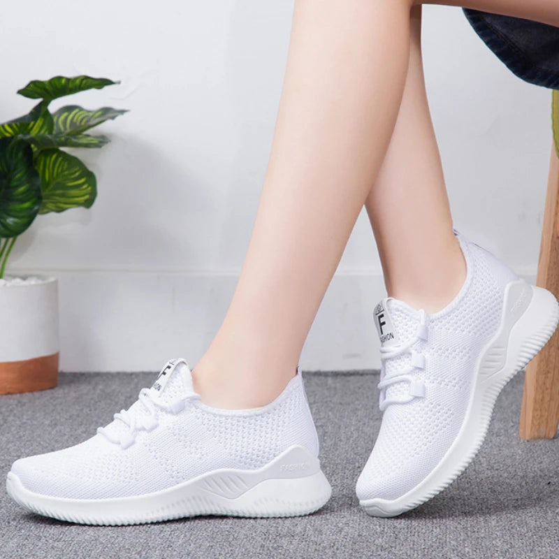 Comfortable Women's Casual Sneakers - 2025 Summer Breathable Running Shoes