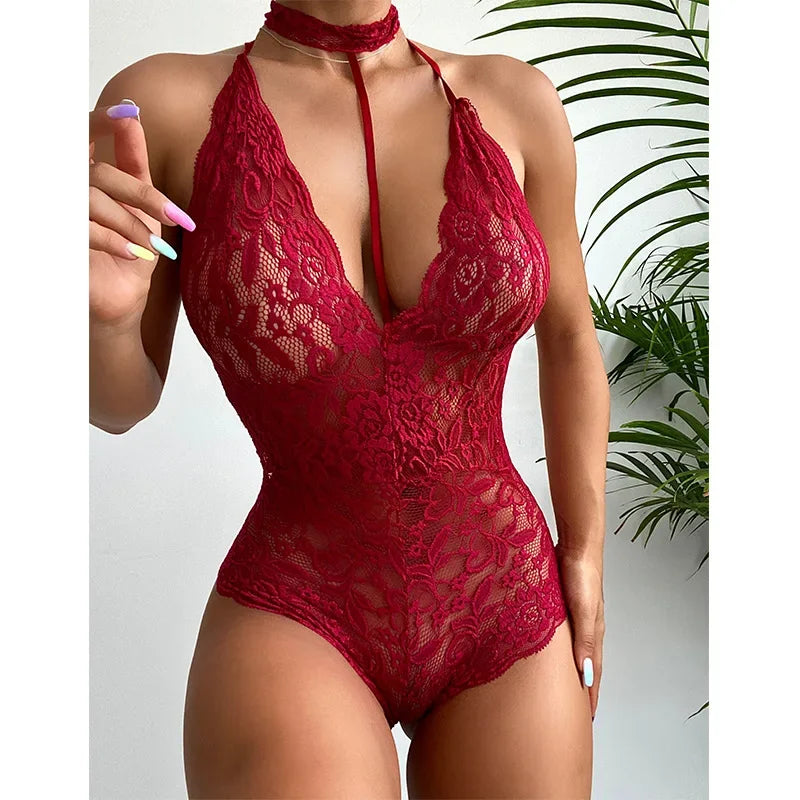 Erotic Costumes Porno Women Lenceria for Sex Underwear Sexy Lingerie Sex Woman Nightwear Erotic Babydoll Lace Dress Mujer Sexi