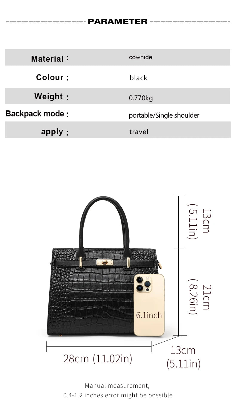 First-layer cowhide bag, red mother's bag, women's bag fashionable handbag, wedding  genuine leather shoulder bag