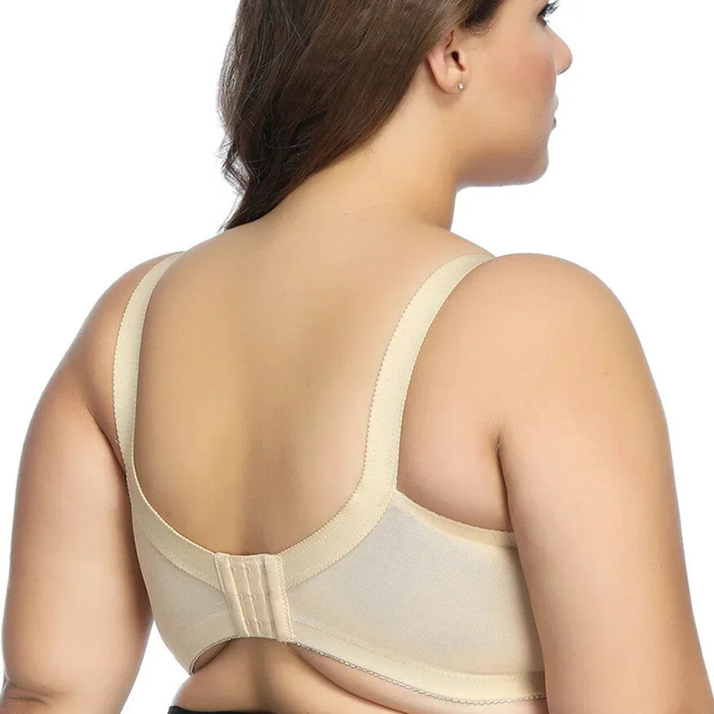 Big Minimizer Bras - Large Size Lace Wireless Full Coverage