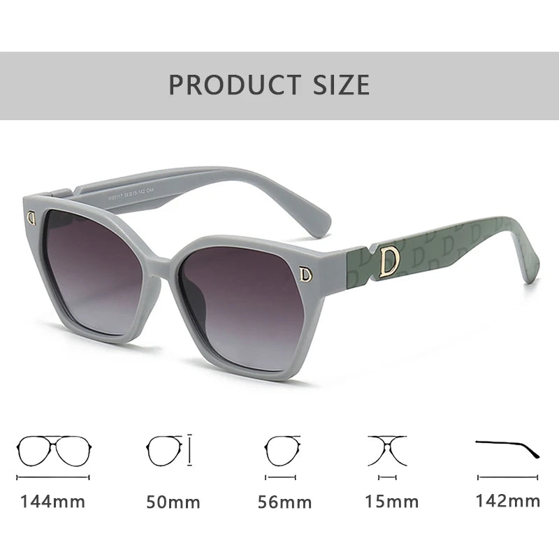 Fashion Brand Luxury Designer 2025 Sunglasses - Vintage Mirror Party