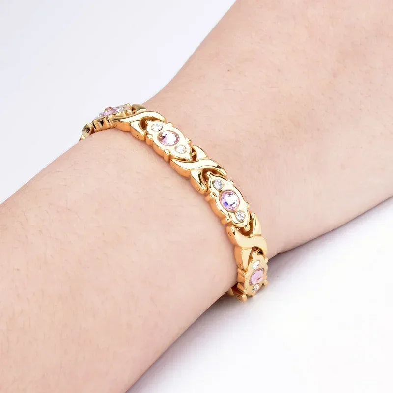 Health Care Magnetic Bracelet Weight Loss Anti-Fatigue Therapy Bracelets For Men Women Arthritis Pain Relief Energy Jewelry Gift