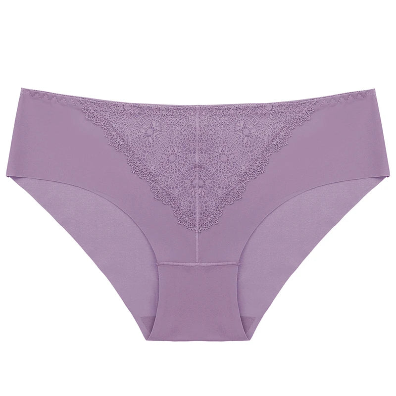 BZEL 10PCS/Set Women's Panties Exquisite Sweet Lace Underwear Sexy Lingerie Silk Satin Briefs Woman Comfort Breathable Underpant