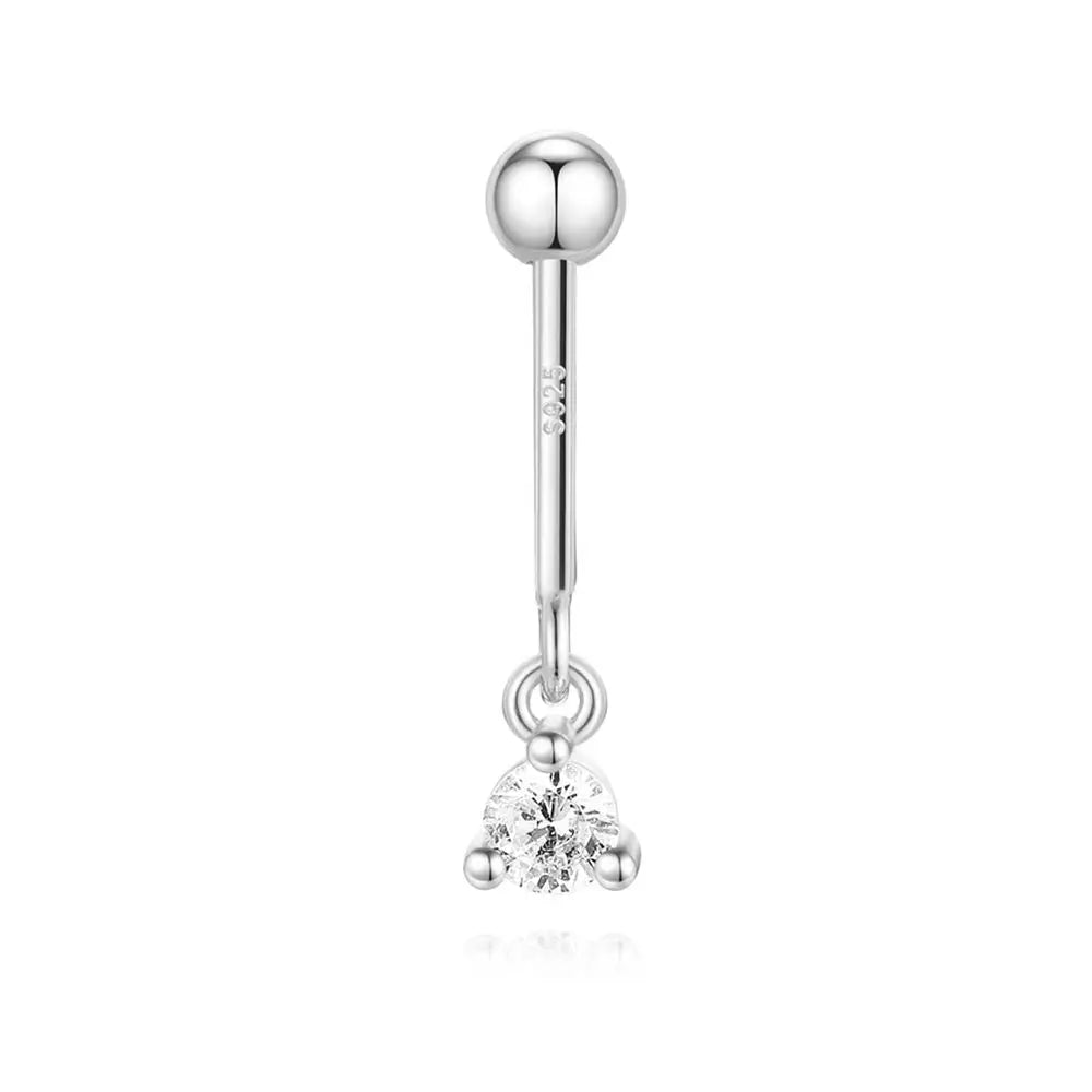 Aide 925 Sterling Silver 1piece Silver Color Thread Labret Upper Stud Earrings Cartilage Tragus Helix Piercing Studs Jewelry