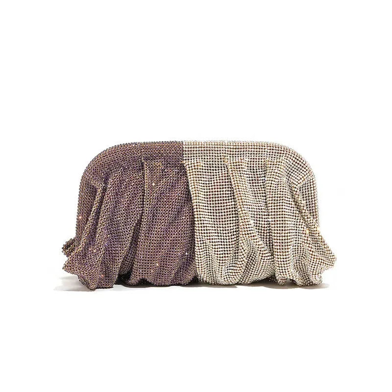 Glamorous Rhinestone Pearl Evening Bag for Women | Elegant Stage Performance Clutch | Sparkly Prom Wedding Party Purse 럭셔리 클러치백