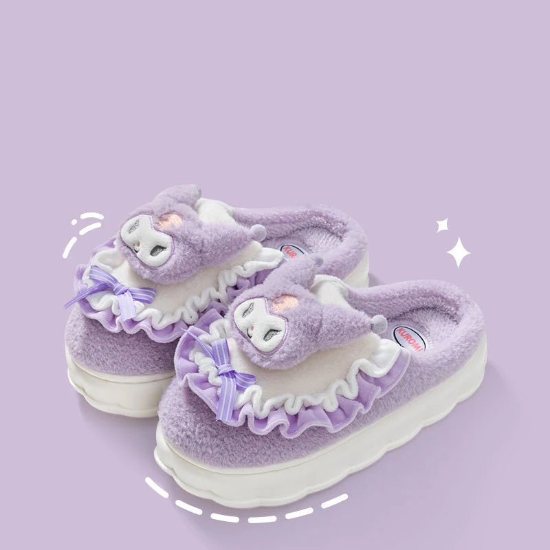 Super Cute Kawaii Character Slippers - Indoor Anti-Slip Cartoon Slides