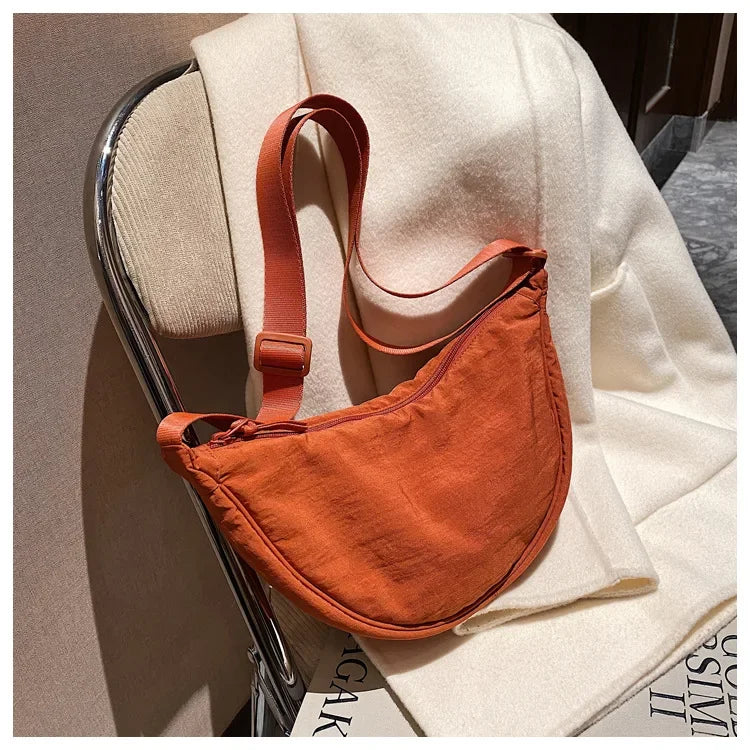 Casual Nylon Crossbody Bag for Women Designer Shoulder Bags Large Capacity Tote Lady Travel Shopper Bag Female Purses 2024
