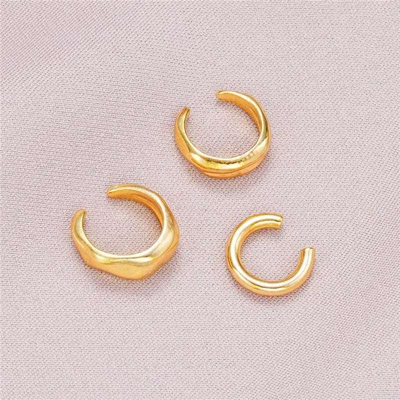 Fashion Female Gold Plated Piercless Ear Clip Earring 2025 New Fashion Jewelry Accessories Earcuff Earrings For Women Gifts