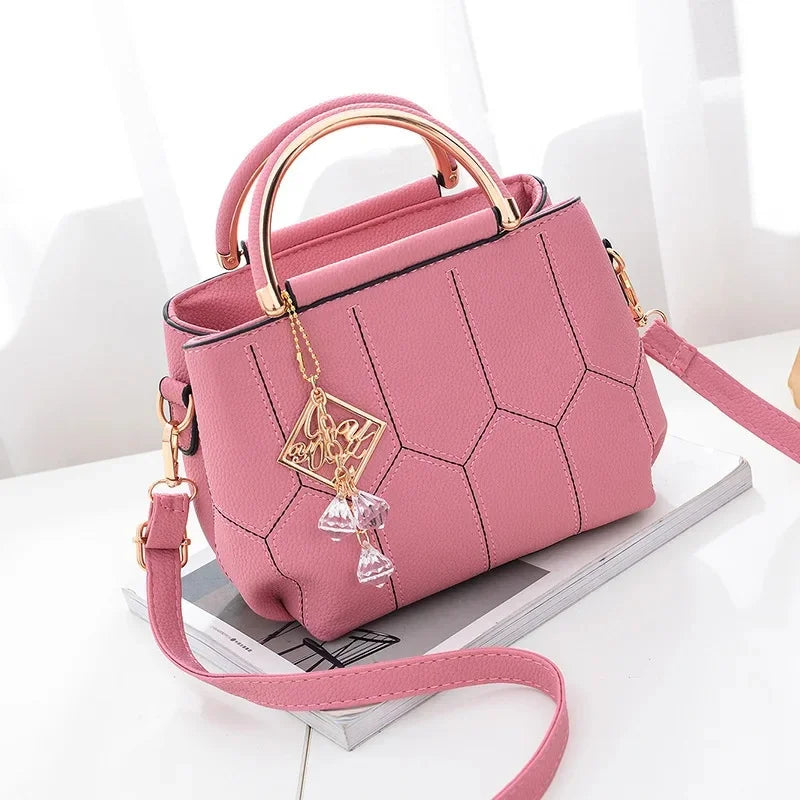Trendy Women's Handbag Spring Summer New Style Korean Version Simple Small Square Bag Single Shoulder Bag Crossbody Bag