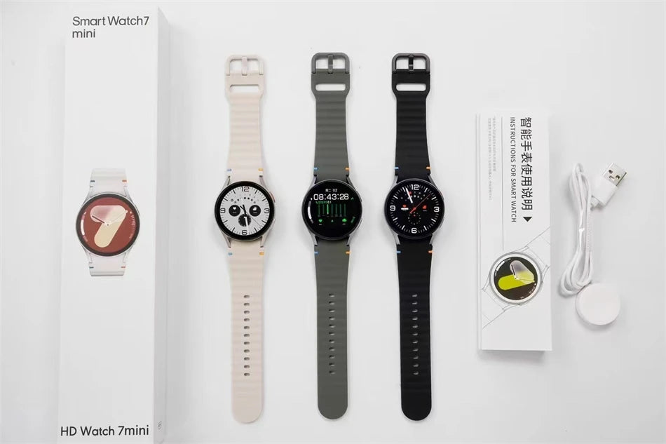 Watch 7 Mini NFC GPS Smart Watch - AMOLED Health Sport Bluetooth