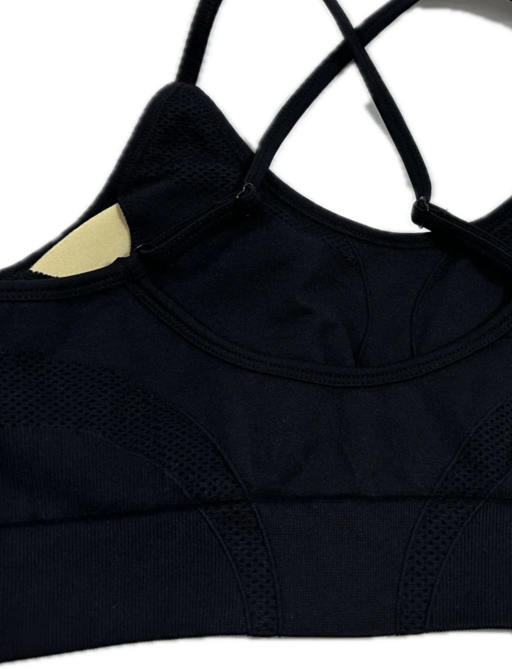 Removable-Padded Backless Crop Top And High-Waisted Yoga Pants Running Set Peach Design Fitness Outfit for Women