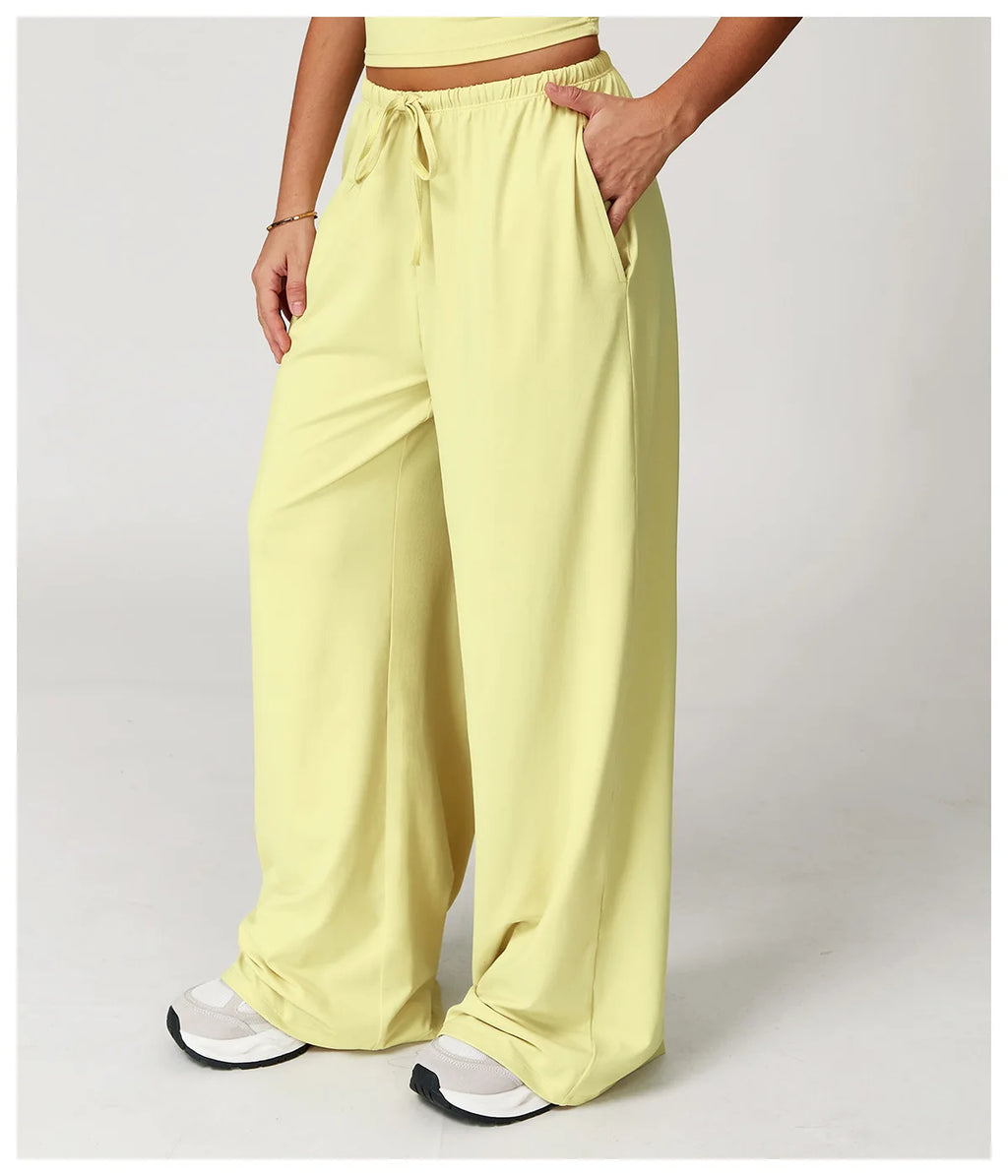 Flare Leggings for Women High Waist Yoga Pants Fitness Stretch Straight leg Pants Yoga Trousers Gym Casual Sports Bell-bottoms