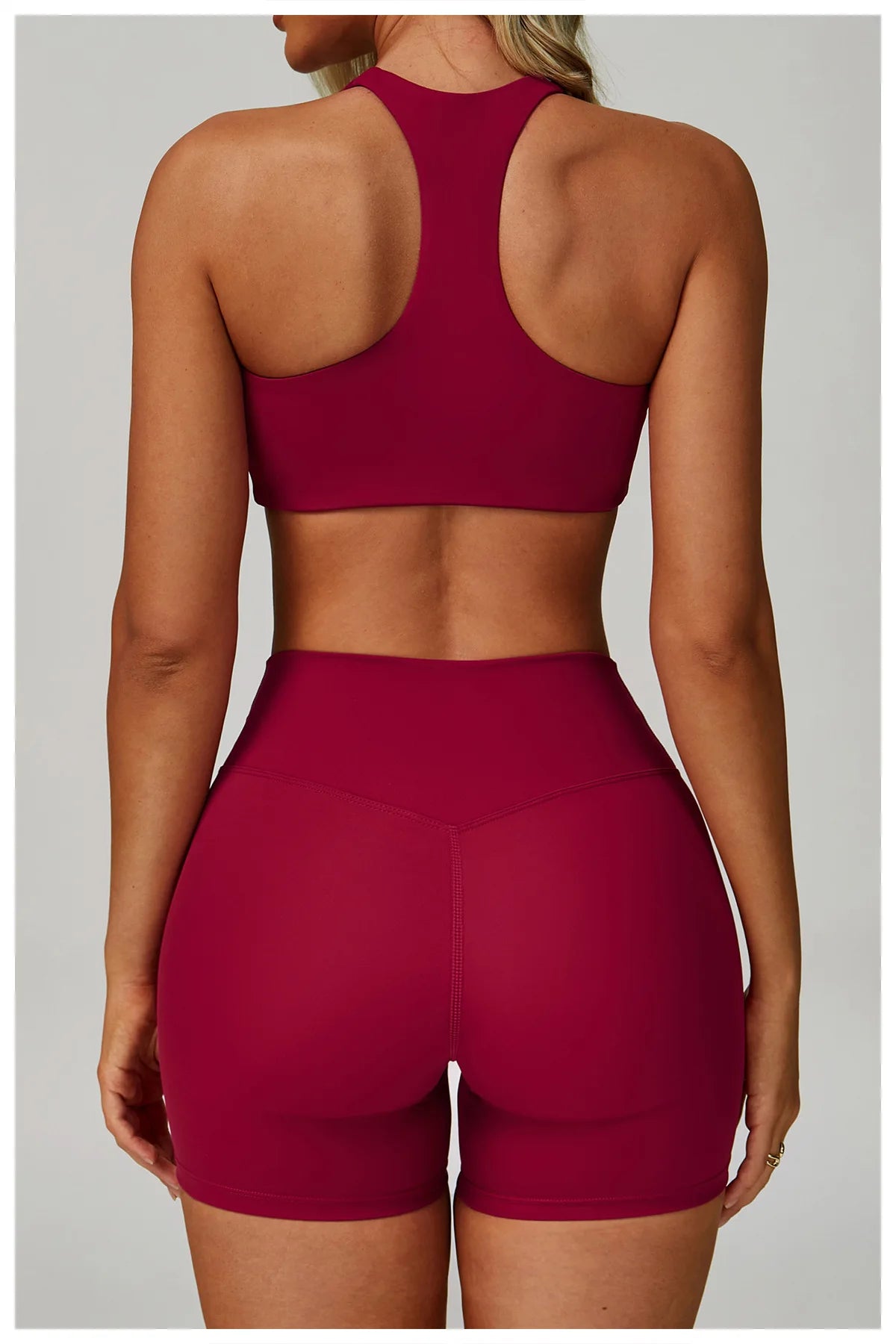 2-3PCS Yoga Suit Women Tracksuit Sports Bra High Waist Leggings Shorts Outfit Gym Set Fitness Push Up Workout Clothes Sportswear