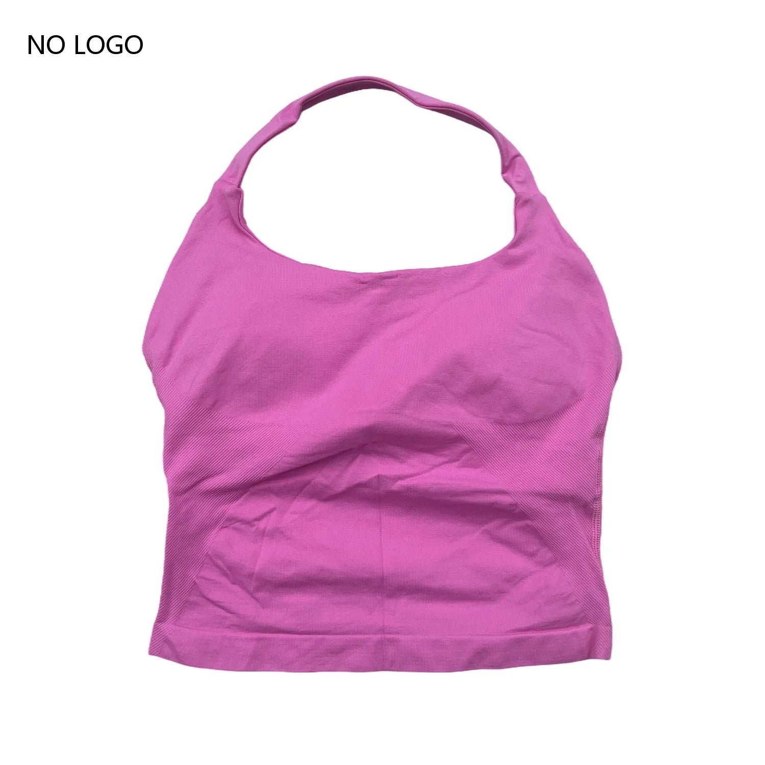 Impact Halter Top Push-Up Sports Bra Backless Design Yoga Tank Top Fitness Workout Activewear Gym Clothes Sports Bras