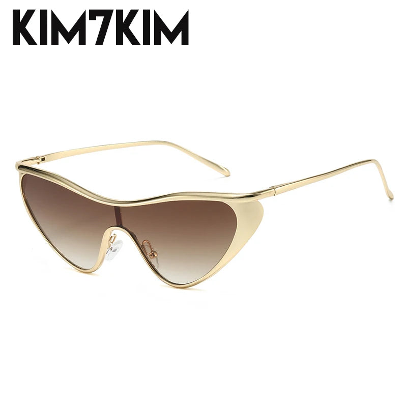 Y2K Punk Cat Eye Sunglasses - 2025 Luxury Shield Eyewear UV400 Women