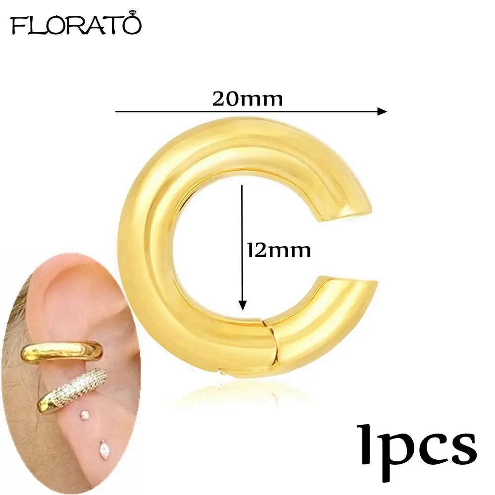 925 Sterling Silver Needle Punk Spike Rivet Hoop Earrings For Women Huggie Earrings Ear Cuff Piercing Earring Gothic Jewelry