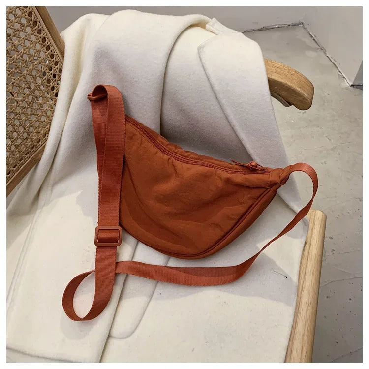 Casual Nylon Crossbody Bag for Women Designer Shoulder Bags Large Capacity Tote Lady Travel Shopper Bag Female Purses 2024