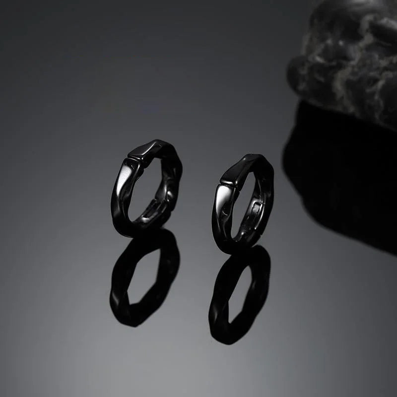 1Pcs Vintage Minimalist Stud Earrings for Teens Ear No Piercing Earrings Women Men Fake Pierced Unusual Party Earrings Jewelry