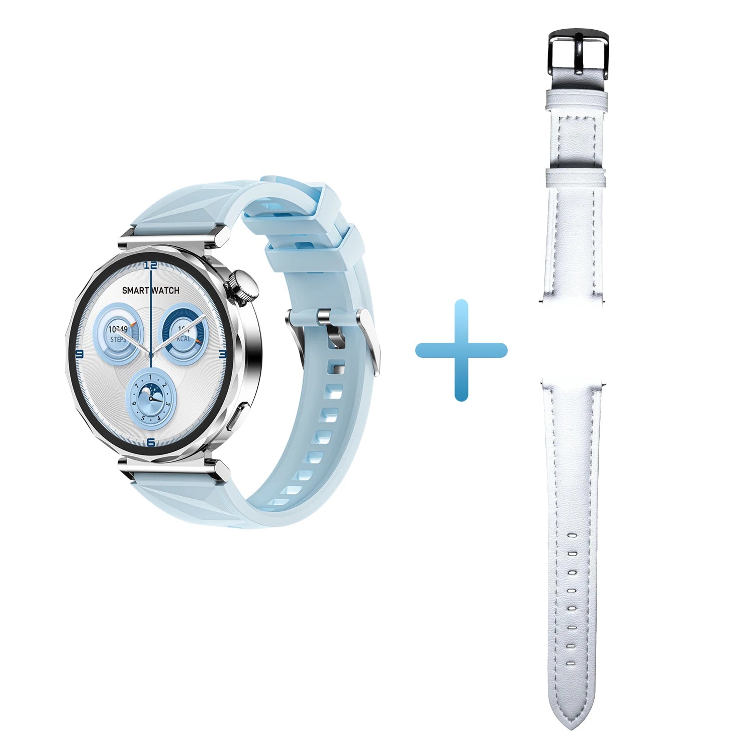 GT5 Mini Smart Watch for Woman IP68 Waterproof 1.32" IPS Screen Make/Receive Calls Message Sleep Tracking Sport Modes Smartwatch