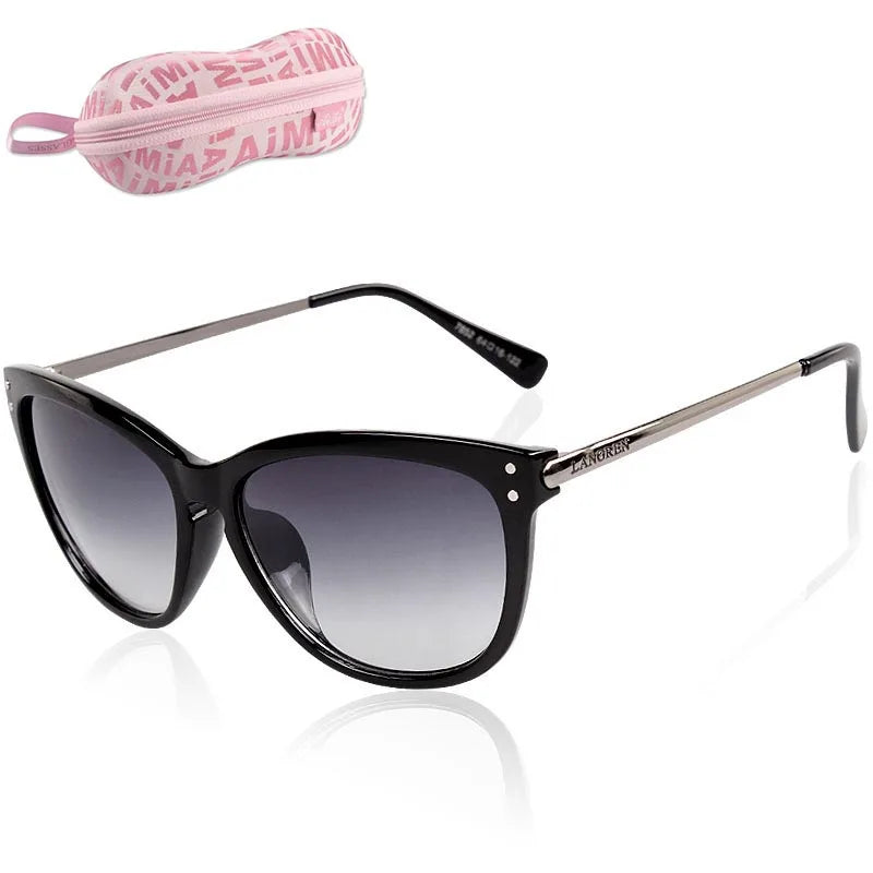 2025 Fashion Classic Vintage Cat Eye Sunglasses - Metal Decorate Women