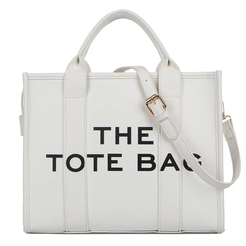 New Solid Color PU leather Women Tote bag Casual and large capacity High Quality handbag For women daily Commuter shoulder bag