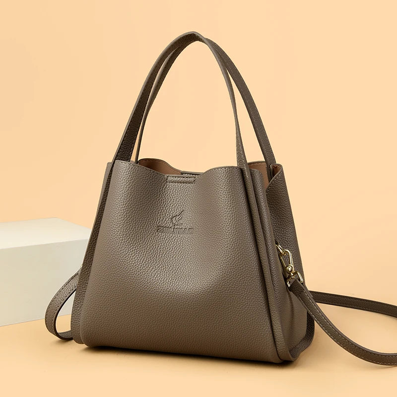 Genuine Brand Tote Bag Leather Luxury Handbags Women Bags Designer Handbags High Quality Ladies Crossbody Hand Bags for Women