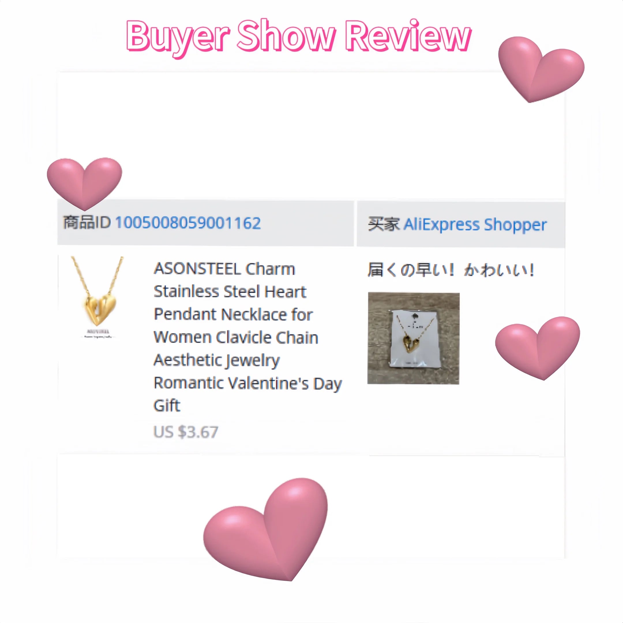 ASONSTEEL Romantic Heart Pendant Necklace For Women High Quality Golden Stainless Steel Metal Stylish Choker Valentine's Gift