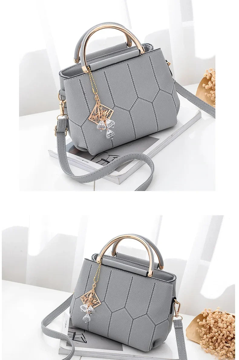 Trendy Women's Handbag Spring Summer New Style Korean Version Simple Small Square Bag Single Shoulder Bag Crossbody Bag