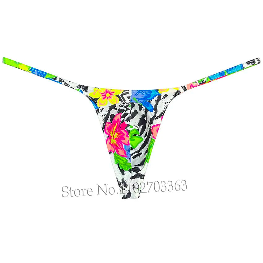 Men's Swim Thongs Micro G-string Enhance Big Pouch Underwear Male T-back Bikini Low Rise Strap Briefs Beach Quick-dry Underpants