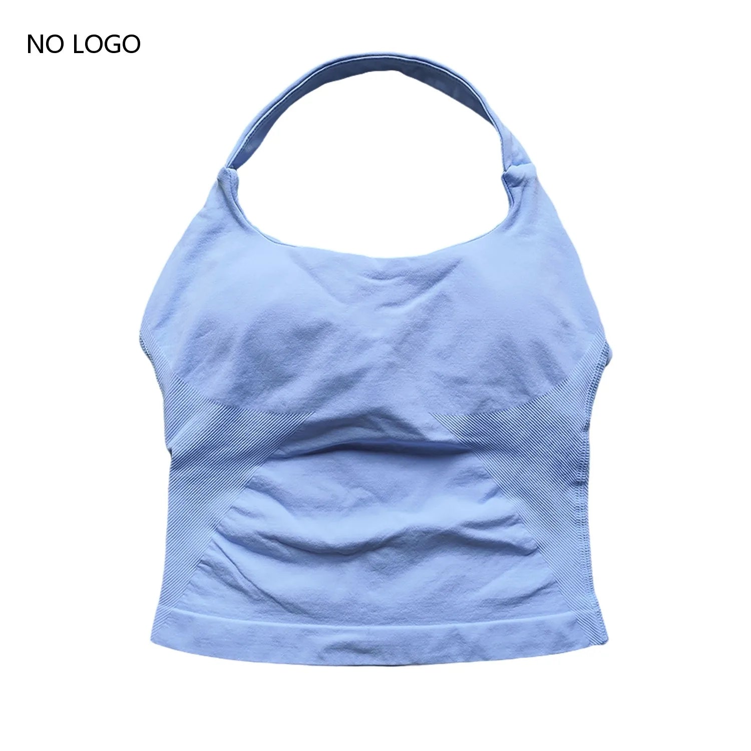 Impact Halter Top Push-Up Sports Bra Backless Design Yoga Tank Top Fitness Workout Activewear Gym Clothes Sports Bras